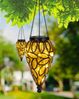 LED Solarleuchte, IP44, Akku, amber, H 50cm Bild 5