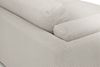KAWOLA Big Sofa RAINA Cord steingrau 85 x 150 x 254 cm Bild 5