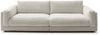 KAWOLA Big Sofa RAINA Cord steingrau 85 x 150 x 254 cm Bild 3