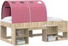 vidaXL Bettunnel 2 pcs Rosa 211 x 67,5 x 2 cm Polyester 893711 Bild 3