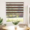 vidaXL Doppelrollo Braun 110x150 cm Stoffbreite 105,9 cm Polyester 4014341 Bild 2