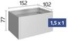 Biohort Hochbeet 152 x 102 x 77 cm (BxTxH) lieferbar in 3 Farben dunkelgrau-metallic Bild 2