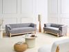 Sofa Set 5-Sitzer ALNOR Stoff Dunkelgrau Bild 3