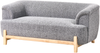 Sofa Set 5-Sitzer ALNOR Stoff Dunkelgrau Bild 5