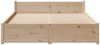 vidaXL Massivholzbett ohne Matratze 140x190 cm Kiefernholz 3301680 Bild 4