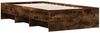 vidaXL Bettgestell ohne Matratze Räuchereiche 90x200 cm Holzwerkstoff 3295678 Bild 4