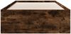 vidaXL Bettgestell ohne Matratze Räuchereiche 90x200 cm Holzwerkstoff 3295678 Bild 5