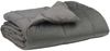vidaXL Ganzjahresbettdecke Gepolstert Hellgrau 140 x 220 cm Mikrofaser 42026007 Bild 2