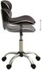 vidaXL Friseur Rollhocker Braun Kunstleder 323676 Bild 3