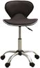 vidaXL Friseur Rollhocker Braun Kunstleder 323676 Bild 2