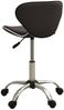 vidaXL Friseur Rollhocker Braun Kunstleder 323676 Bild 4