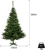 Moritz Weihnachtsbaum künstlich 220 cm Schnellaufbau Stecksystem Tannenbaum kaukasische Tanne Unecht naturgetreu mit Ständer Bild 3