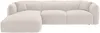 Vente-unique - CAMILIO Sofa Stoff Beige - B 165 cm x H 74 cm x L 272 cm Bild 3
