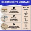 Coemo BASIC Lattenrost 70x140 cm starr nicht verstellbar 18 Leisten zur Selbstmontage Bild 3