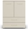 rauch Aditio Box, Kommode, 2-türig, 2 Schubladen, mit Softclose-Funktion, Farbe Beige, BxHxT 80x100x42cm Bild 2