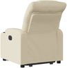 Relaxsessel, Fernsehsessel, Schlafsessel mit Aufstehhilfe Elektrisch Creme Stoff Bild 5