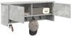 vidaXL Wandmontierter nachttisch mit Regal Beton Grau 80 x 20 x 30 cm 874342 Bild 2