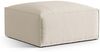 Micadoni Hocker Nuria 1-Sitzer Samt Beige Bild 2