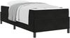 vidaXL Bettrahmen mit Matratze Schwarz 100 x 200 cm Stoff 3399044 Bild 2