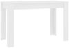 vidaXL Esstisch Weiß 120x60x76 cm Holzwerkstoff 800432 Bild 2