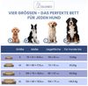 ELONEO Hundebett ELONEO - Orthopädisches Premium Hundebett, gelenkschonend, waschbar, Aus kuscheligem Sherpa-Fleece und strapazierfähigem Sofastoff Bild 4
