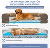ELONEO Hundebett ELONEO - Orthopädisches Premium Hundebett, gelenkschonend, waschbar, Aus kuscheligem Sherpa-Fleece und strapazierfähigem Sofastoff Bild 3