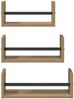 vidaXL Wandregal-Set 3 pcs Artisan-Eiche 40x16x14cm Holzwerkstoff 882788 Bild 5