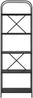 Bücherregal | Standregal Schwarz Eichen-Optik 60 x 30 x 183 cm Holzwerkstoff Bild 5