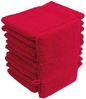 10er Set Waschhandschuhe Waschlappen Rot 16x21 cm | 100% Baumwolle Frottier | Oeko-TEX® Standard 100 | Premium Qualität 500 g/m² Bild 4