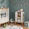 Kinderregal Malia Weiß 60 x 88 cm mit 9 fächern Vitalispa Bild 3