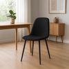Esszimmerstuhl RAZON - Stoff Schwarz 45x54x88 cm | Essstühle Esszimmerstühle Küchenstühle Wohnzimmerstühle Bild 2
