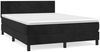 vidaXL Boxspringbett mit Matratze Schwarz 140x200 cm Samt 3141187 Bild 2
