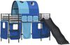 vidaXL Kinder-Etagenbett Schwarz und Blau 75 x 190 cm Metall 42020836 Bild 2