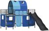 vidaXL Kinder-Etagenbett Schwarz und Blau 75 x 190 cm Metall 42020836 Bild 4