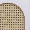 Kommode HWC-P51, Schrank mit Türen Anrichte Staufächer, Poly-Rattan MDF Melamin 79x80x40cm ~ weiß Bild 4