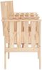 vidaXL Gartenbank mit Tisch 2-Sitzer Massivholz Kiefer 825149 Bild 4