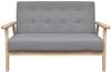 vidaXL Sofa-Set 2-tlg. Stoff Hellgrau [272220] Bild 3