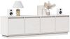 vidaXL TV-Schrank Weiß 156x37x45 cm Massivholz Kiefer 814395 Bild 3