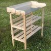 Pfanztisch Holz Gartentisch Gärtnertisch Gartenarbeitstisch Beistelltisch Tisch Bild 2