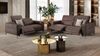 Sofanella 3-Sitzer MARBELLA Ledercouch Ledersofa Relaxsofa in Weiß Bild 4