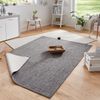 In- & Outdoor Wendeteppich Uni Miami Grau Creme - 160x230x0,5cm Bild 4