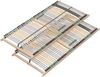 Sleepneo Lattenrost 200x200 Premium Strong bis 200Kg, 7-Zonen-Lattenrost mit 42 Latten, Made in Germany, extra stabil aus Buchenholz Bild 1