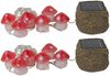Solar Lichterketten, 12x LED Fliegenpilze, weiß-rot, Bild 1