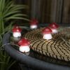 Solar Lichterketten, 12x LED Fliegenpilze, weiß-rot, Bild 2