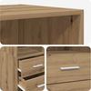 vidaXL Bücherregal Artisan-Eiche 30 x 42,4 x 185,2 cm 3446619 Bild 5