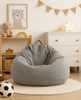 AD.CON Sitzsack mit ECO Füllung, Dunkelgrau, 70 x 80 x 50 120L, Styropor-Regranulat Bild 4