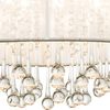 LED Deckenleuchte Chrom, Kristalle klar, 40 cm Bild 5