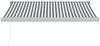 vidaXL Markise Einziehbar Anthrazit & Weiß 3,5x2,5 m Stoff & Aluminium 3216124 Bild 3