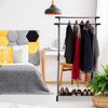 Rollgarderobe mit 2 Kleiderstangen Bild 3