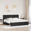 vidaXL Bettrahmen Schwarz 200 x 200 cm Massives Kiefernholz 3410966 Bild 3